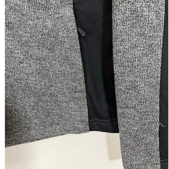 Spyder Men’s Full Zip Hooded Jacket Gray Black Heather Performance Size Medium - Picture 8 of 10